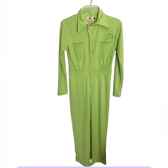 MELODY ESHANI SS19 green matcha explorer jumpsuit size small - Picture 2 of 9